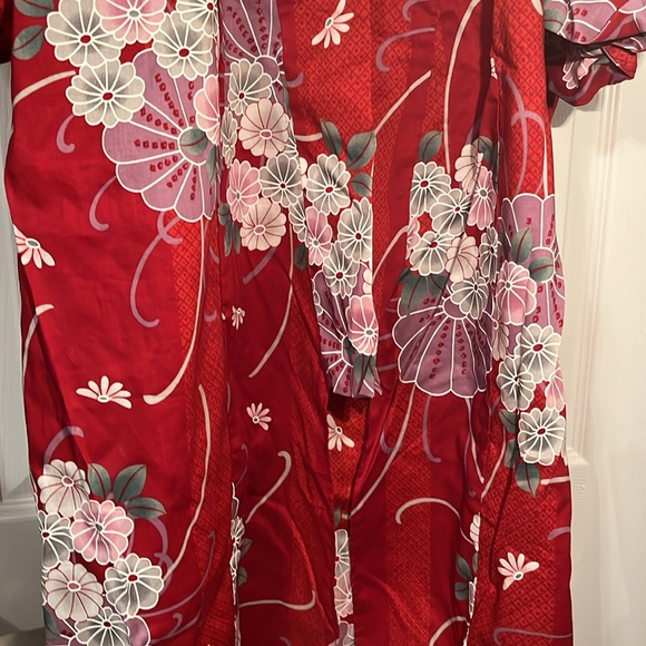 Japanese Kimona, believed to be authentic, including sash/belt - Picture 3 of 8